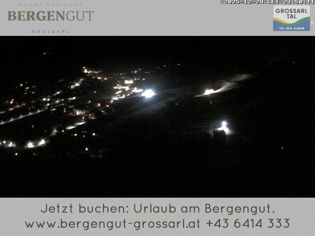 Archiv Foto Webcam Blick vom Hotel Bergengut nach Grossarl