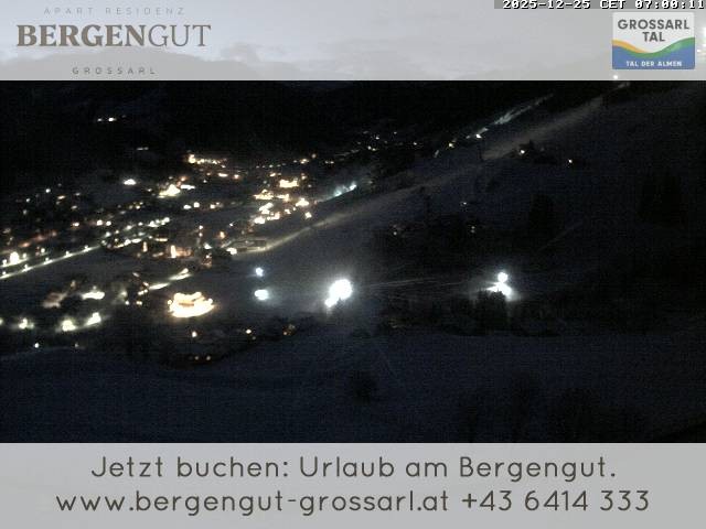 Archiv Foto Webcam Blick vom Hotel Bergengut nach Grossarl