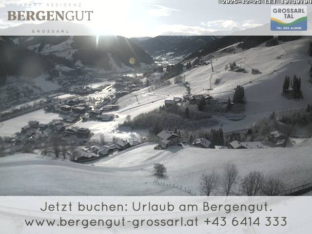 Archiv Foto Webcam Blick vom Hotel Bergengut nach Grossarl