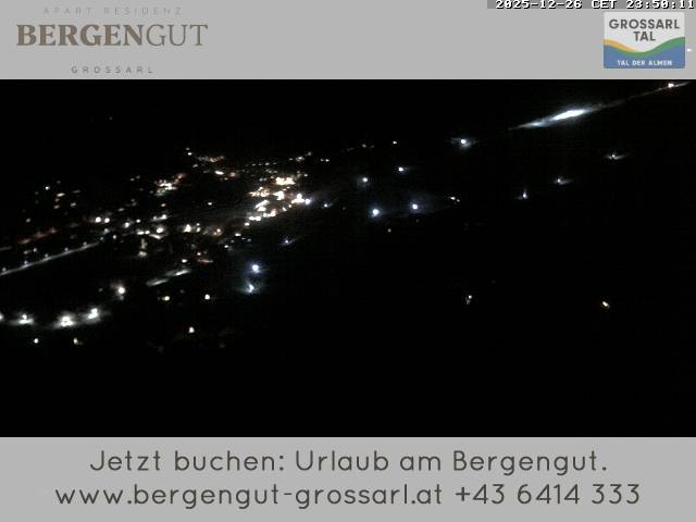 Archiv Foto Webcam Blick vom Hotel Bergengut nach Grossarl