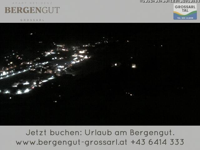 Archiv Foto Webcam Blick vom Hotel Bergengut nach Grossarl