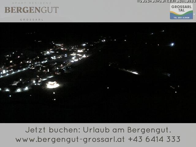 Archiv Foto Webcam Blick vom Hotel Bergengut nach Grossarl