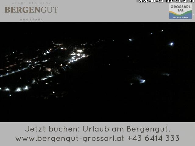 Archiv Foto Webcam Blick vom Hotel Bergengut nach Grossarl