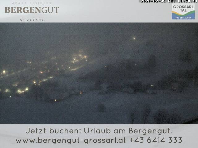 Archiv Foto Webcam Blick vom Hotel Bergengut nach Grossarl