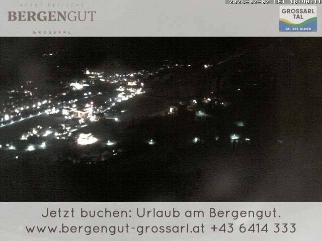 Archiv Foto Webcam Blick vom Hotel Bergengut nach Grossarl