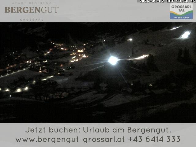 Archiv Foto Webcam Blick vom Hotel Bergengut nach Grossarl