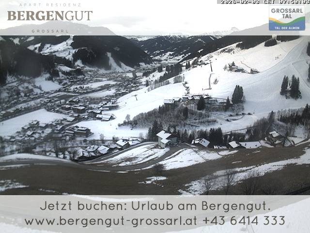 Archiv Foto Webcam Blick vom Hotel Bergengut nach Grossarl