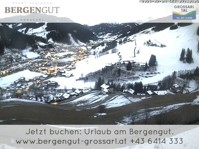 Archiv Foto Webcam Blick vom Hotel Bergengut nach Grossarl