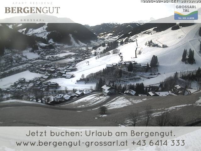 Archiv Foto Webcam Blick vom Hotel Bergengut nach Grossarl