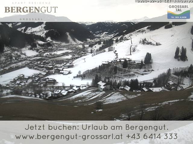 Archiv Foto Webcam Blick vom Hotel Bergengut nach Grossarl