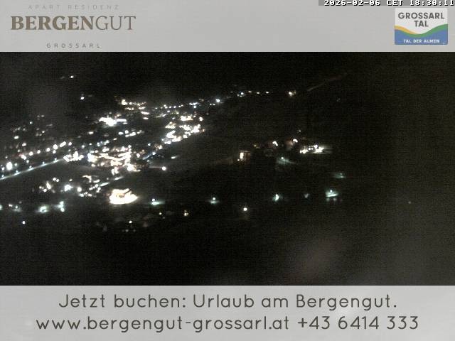 Archiv Foto Webcam Blick vom Hotel Bergengut nach Grossarl