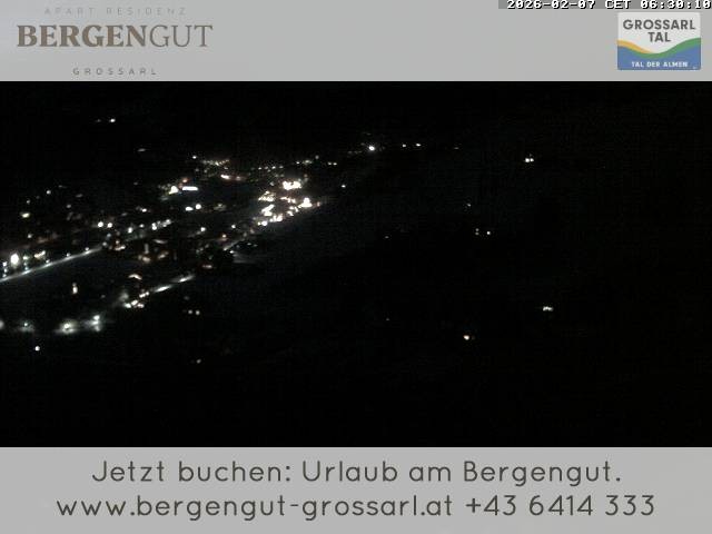 Archiv Foto Webcam Blick vom Hotel Bergengut nach Grossarl
