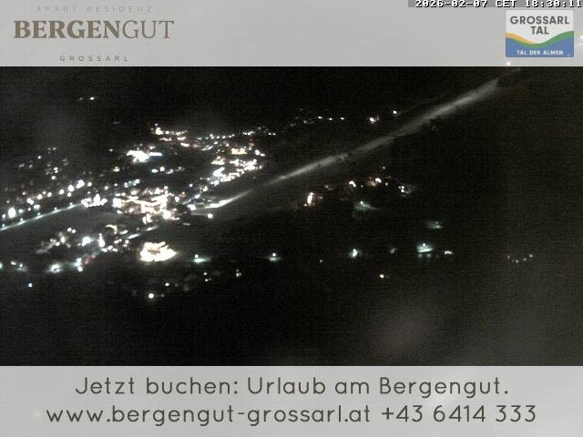 Archiv Foto Webcam Blick vom Hotel Bergengut nach Grossarl