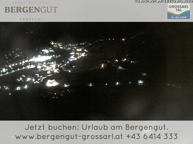 Archiv Foto Webcam Blick vom Hotel Bergengut nach Grossarl
