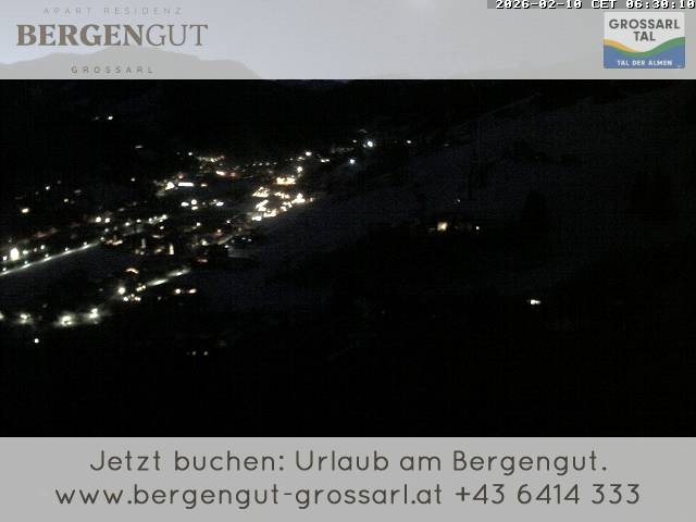 Archiv Foto Webcam Blick vom Hotel Bergengut nach Grossarl
