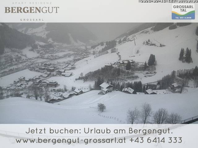 Archiv Foto Webcam Blick vom Hotel Bergengut nach Grossarl
