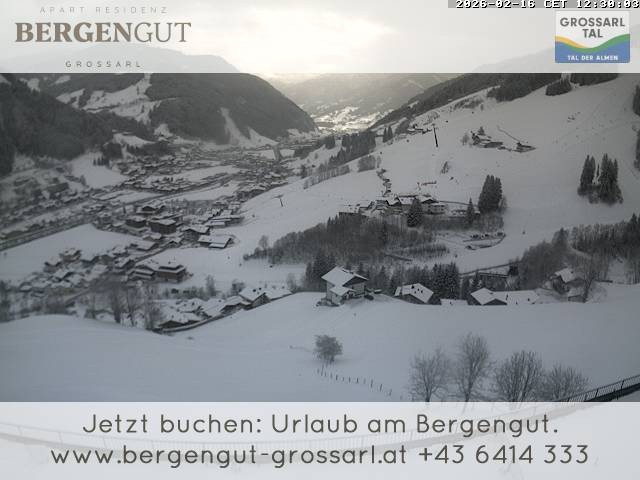 Archiv Foto Webcam Blick vom Hotel Bergengut nach Grossarl
