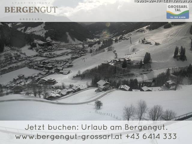 Archiv Foto Webcam Blick vom Hotel Bergengut nach Grossarl