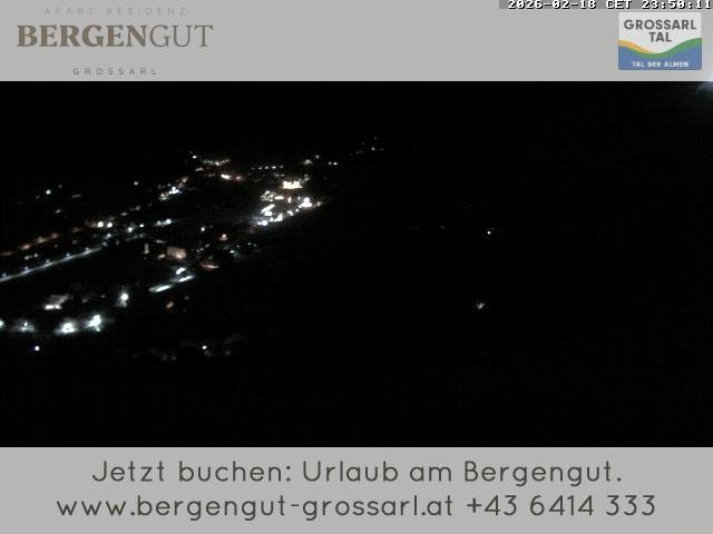 Archiv Foto Webcam Blick vom Hotel Bergengut nach Grossarl
