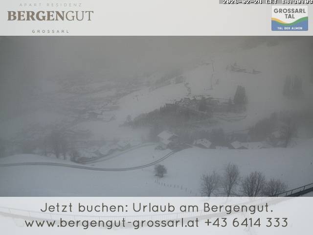 Archiv Foto Webcam Blick vom Hotel Bergengut nach Grossarl