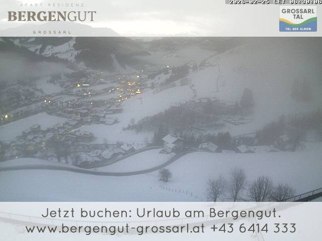 Archiv Foto Webcam Blick vom Hotel Bergengut nach Grossarl