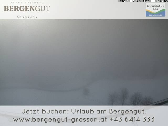 Archiv Foto Webcam Blick vom Hotel Bergengut nach Grossarl
