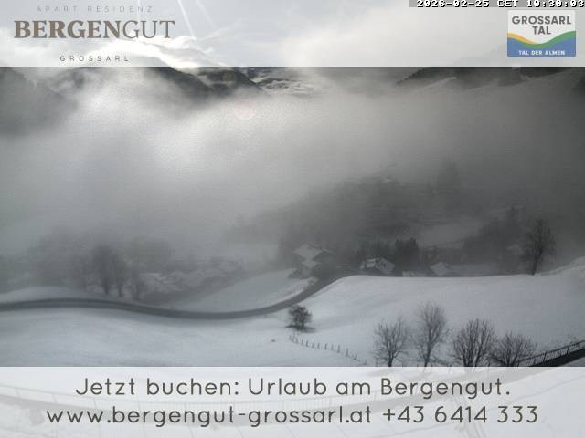 Archiv Foto Webcam Blick vom Hotel Bergengut nach Grossarl