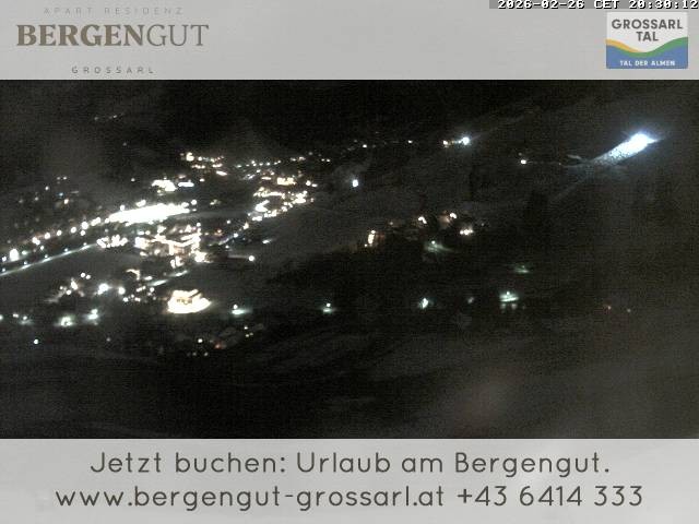 Archiv Foto Webcam Blick vom Hotel Bergengut nach Grossarl