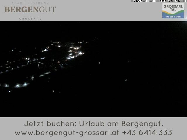 Archiv Foto Webcam Blick vom Hotel Bergengut nach Grossarl