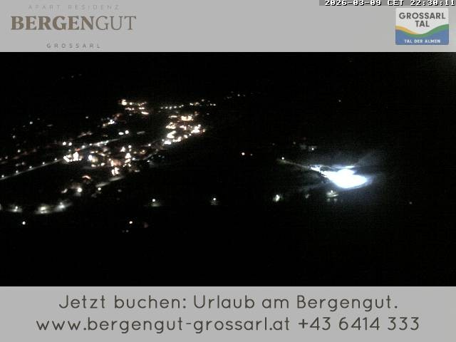 Archiv Foto Webcam Blick vom Hotel Bergengut nach Grossarl