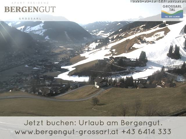 Archiv Foto Webcam Blick vom Hotel Bergengut nach Grossarl