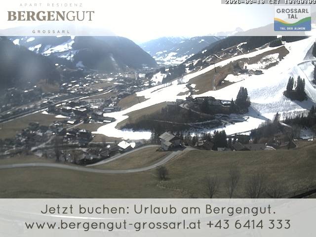 Archiv Foto Webcam Blick vom Hotel Bergengut nach Grossarl