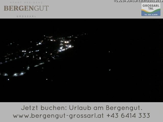 Archiv Foto Webcam Blick vom Hotel Bergengut nach Grossarl
