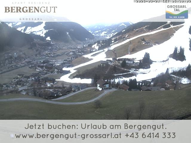 Archiv Foto Webcam Blick vom Hotel Bergengut nach Grossarl