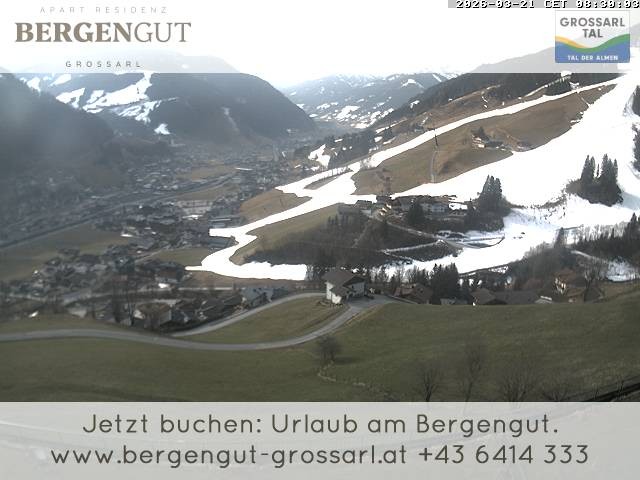 Archiv Foto Webcam Blick vom Hotel Bergengut nach Grossarl