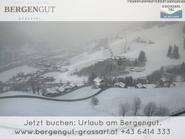 Archiv Foto Webcam Blick vom Hotel Bergengut nach Grossarl
