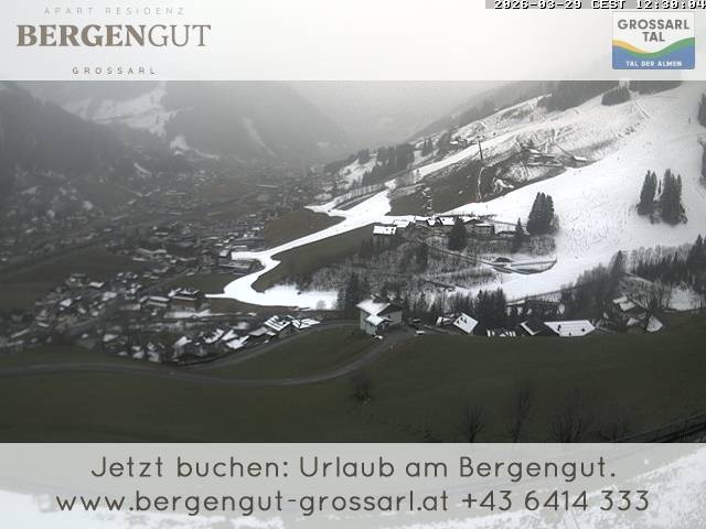 Archiv Foto Webcam Blick vom Hotel Bergengut nach Grossarl