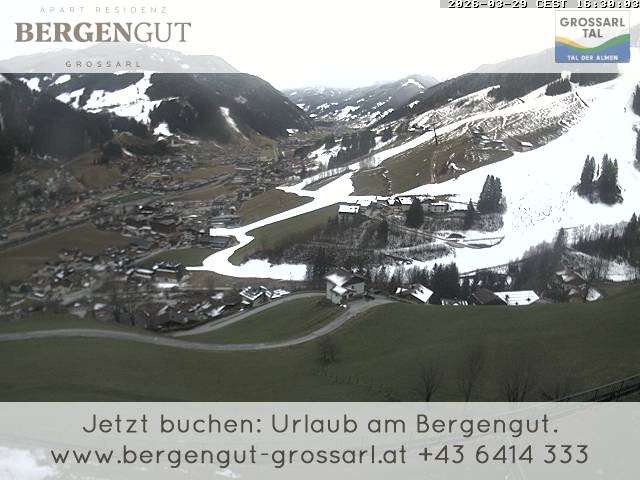 Archiv Foto Webcam Blick vom Hotel Bergengut nach Grossarl