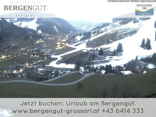 Archiv Foto Webcam Blick vom Hotel Bergengut nach Grossarl