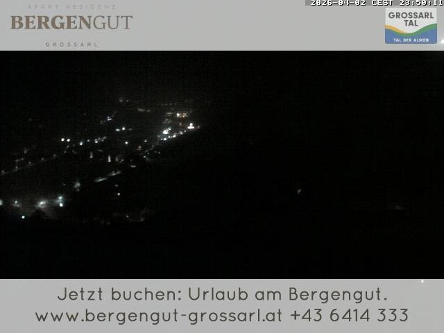 Archiv Foto Webcam Blick vom Hotel Bergengut nach Grossarl