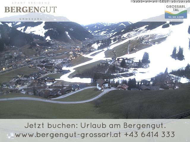 Archiv Foto Webcam Blick vom Hotel Bergengut nach Grossarl