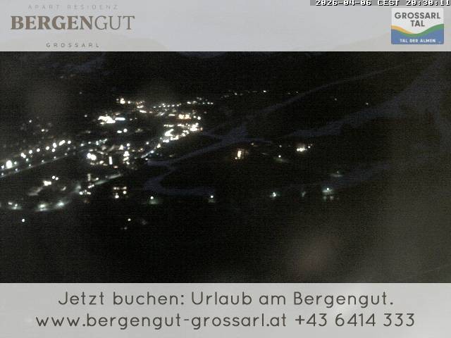 Archiv Foto Webcam Blick vom Hotel Bergengut nach Grossarl