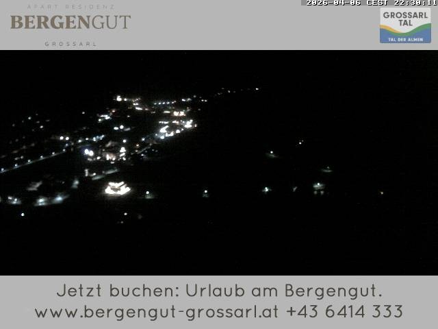 Archiv Foto Webcam Blick vom Hotel Bergengut nach Grossarl