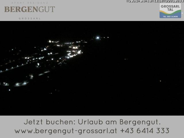 Archiv Foto Webcam Blick vom Hotel Bergengut nach Grossarl