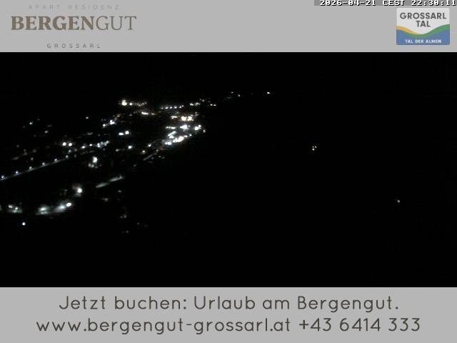 Archiv Foto Webcam Blick vom Hotel Bergengut nach Grossarl