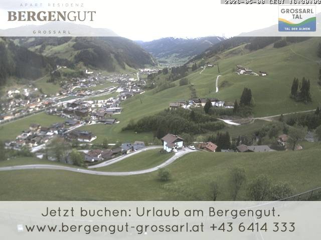 Archiv Foto Webcam Blick vom Hotel Bergengut nach Grossarl