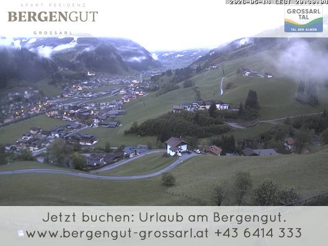 Archiv Foto Webcam Blick vom Hotel Bergengut nach Grossarl