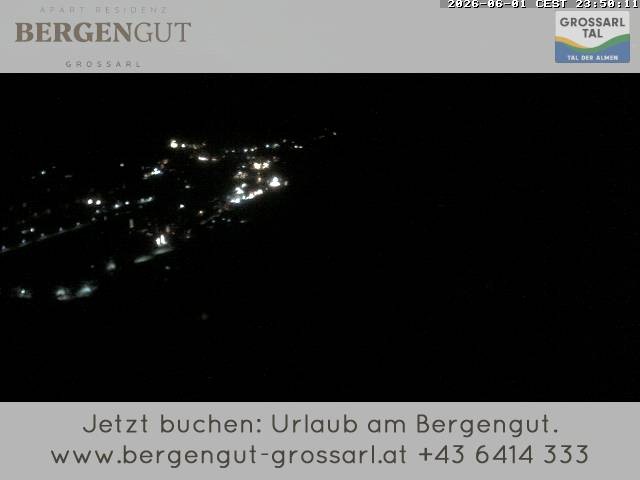 Archiv Foto Webcam Blick vom Hotel Bergengut nach Grossarl