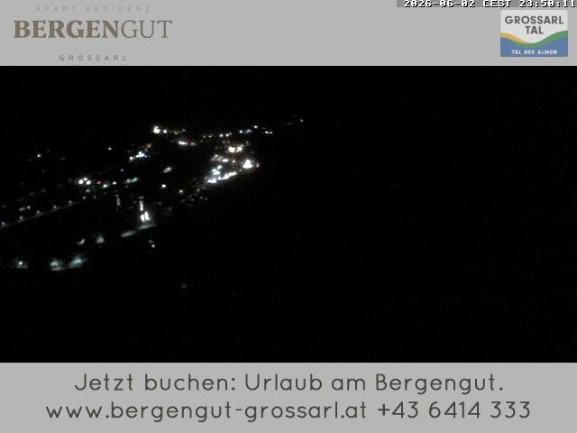 Archiv Foto Webcam Blick vom Hotel Bergengut nach Grossarl