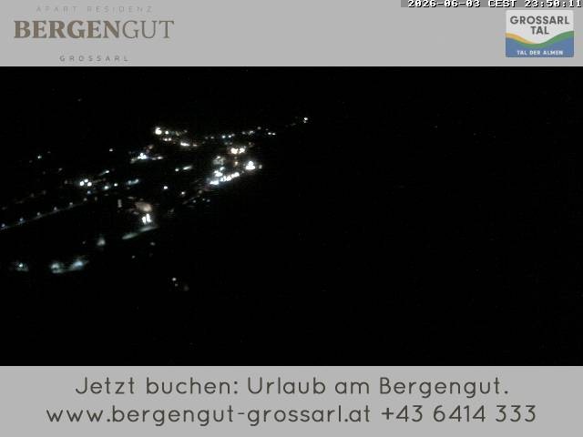 Archiv Foto Webcam Blick vom Hotel Bergengut nach Grossarl